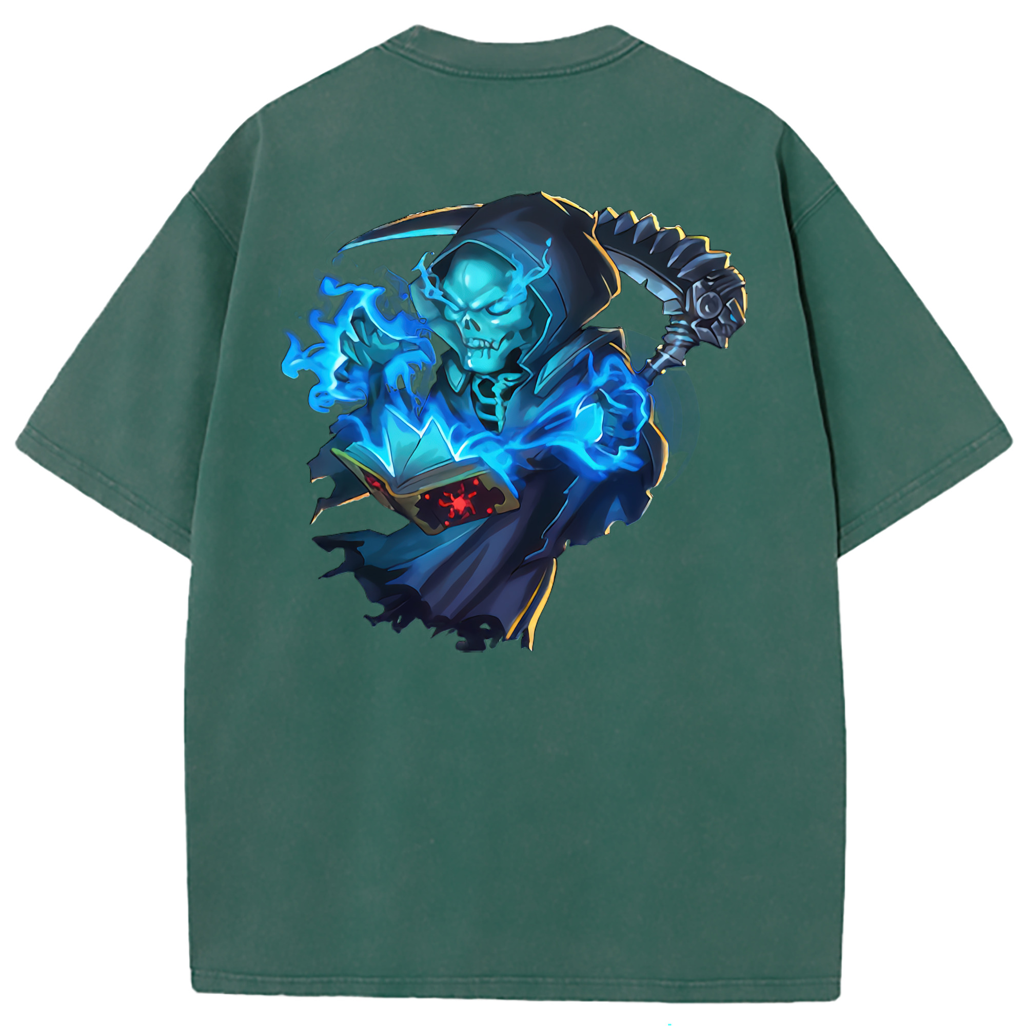 （画像用） リーグ・オブ・レジェンド League of Legends LOL 綿100% ヴィンテージ風 半袖Tシャツ（背面プリント）